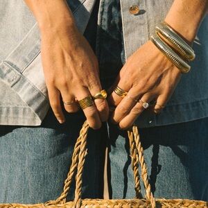 Logan Tay Gold Bangle Set